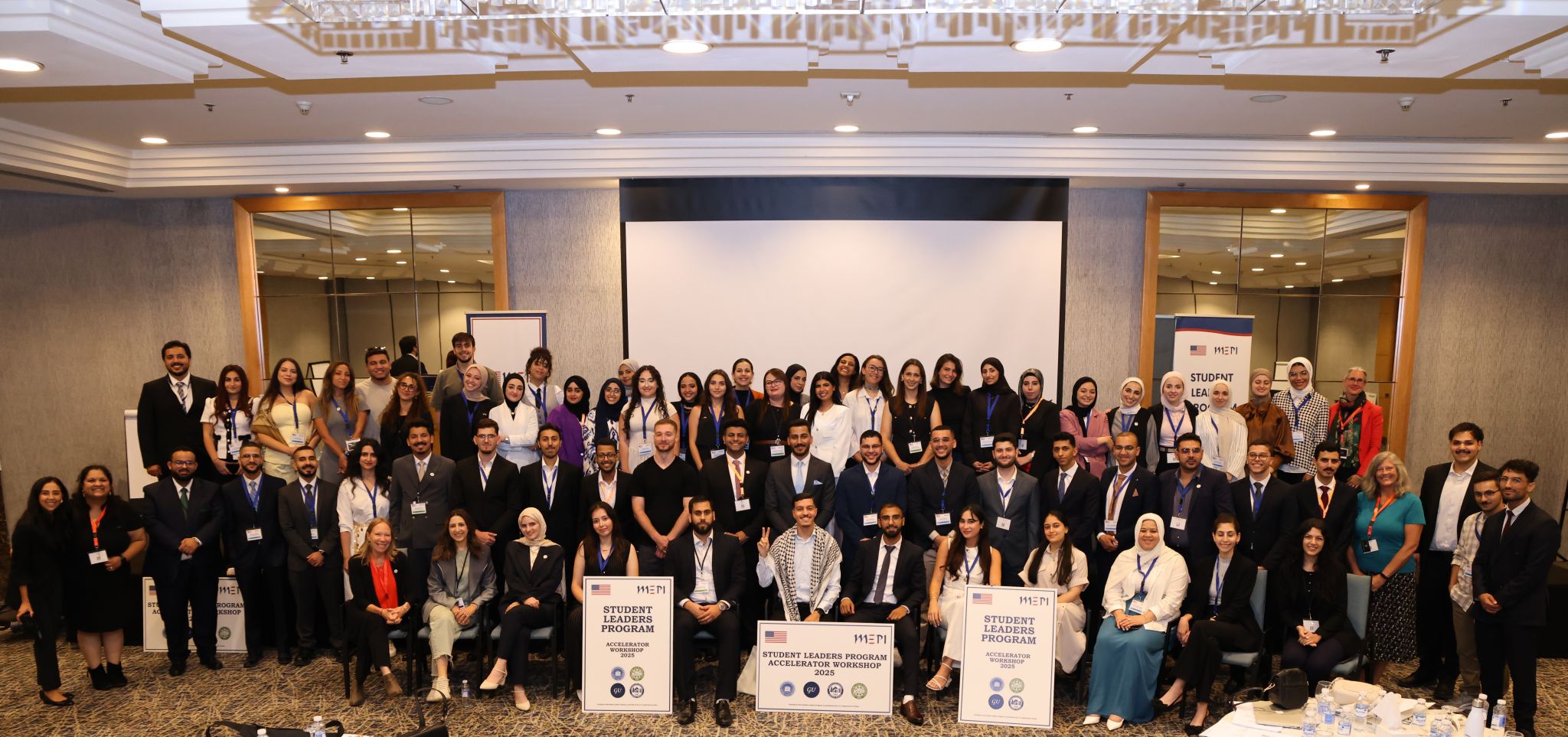 Alumni from the Classes of 2023 and 2024, joined by the Student Leaders Program faculty